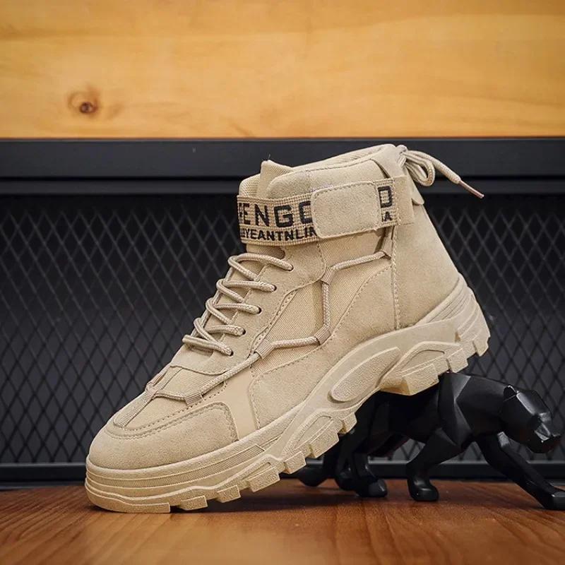 Мужские ботинки Оригинальные реплики Брендовые ботинки Мужские кроссовки Для походов на открытом воздухе Легкие нескользящие мужские ботинки Ботинки для пустыни Обувь для мужчин