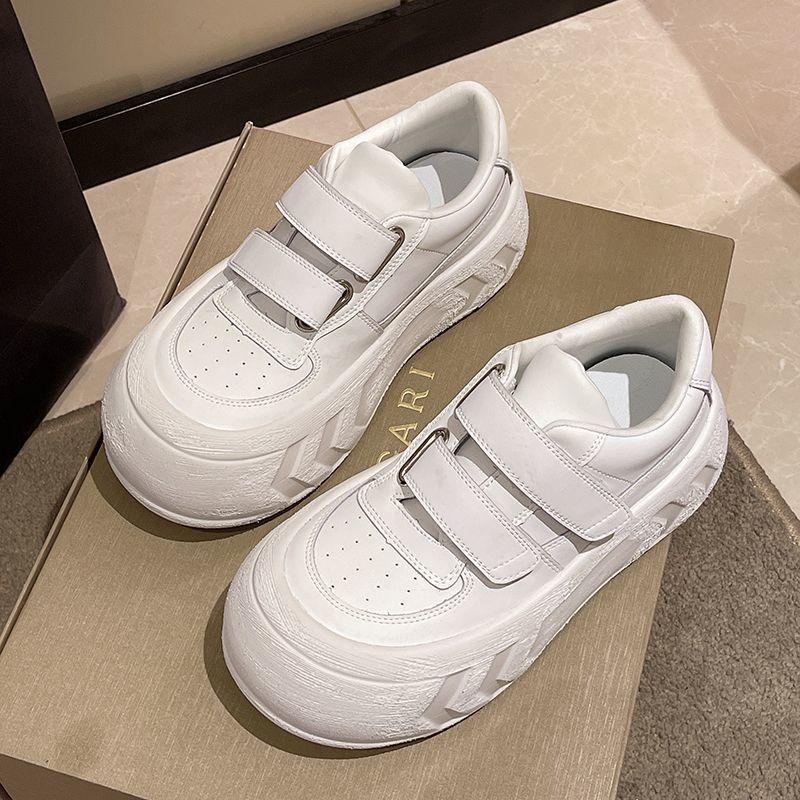 Туфли на платформе, спортивные кроссовки, модная дышащая женская обувь, однотонная, для фитнеса, ходьбы, повседневная обувь