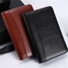 С калькулятором Business Padfolio PU кожаный журнал 6 отверстий блокнот переплет справочник
