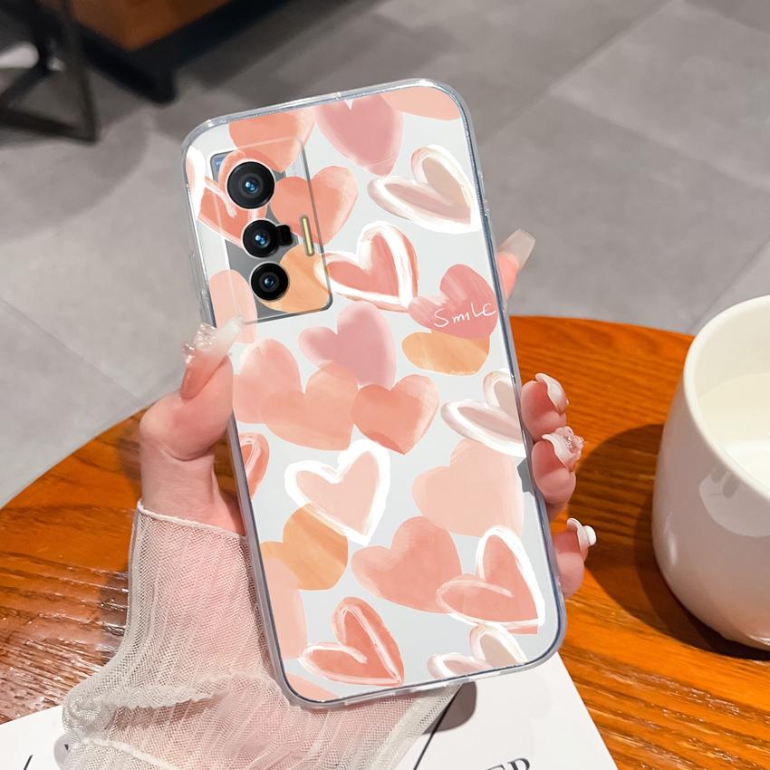For Vivo X27 X200S X21 X60 X70 X80 Pro Plus Clear Phone Cover Delicious Fruit Pattern Soft Silicone High Quality Scratch Resistant Shell For Vivo Case