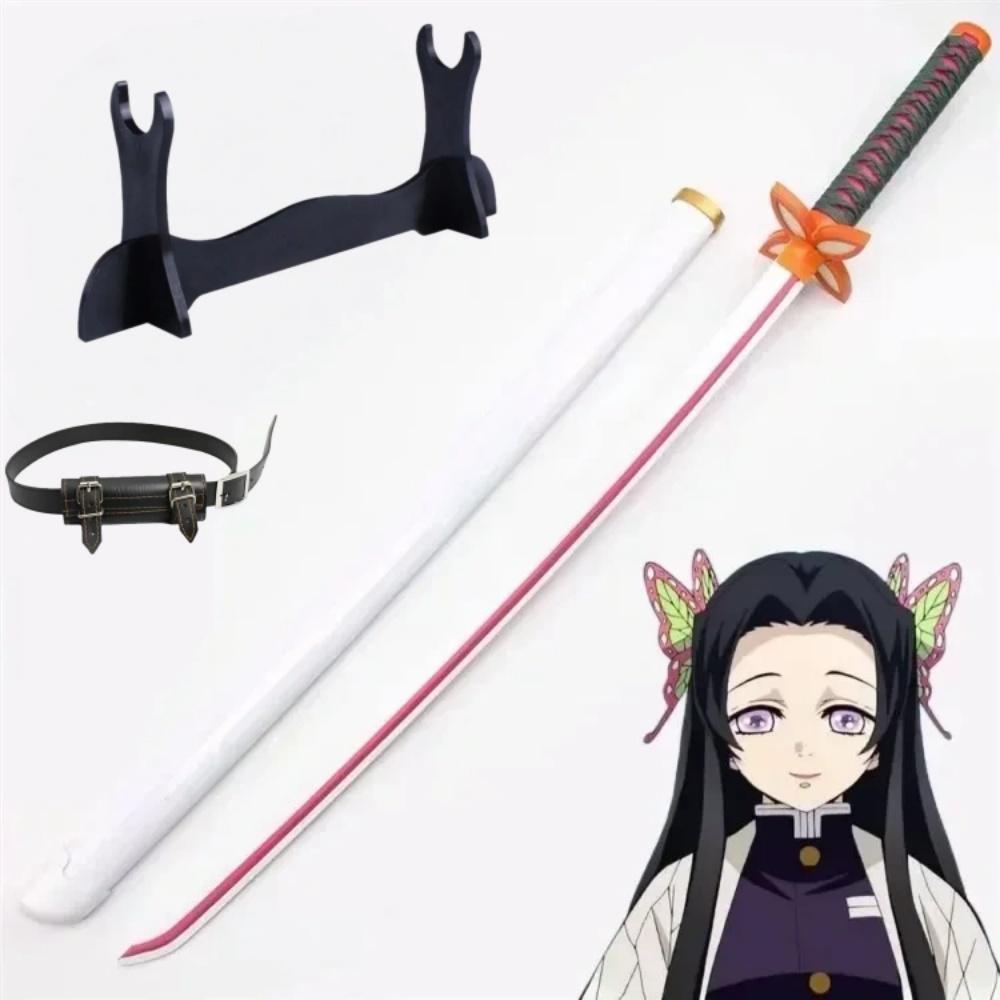 40-дюймовая Аниме Клинок Истребителя Демонов Kimetsu No Yaiba Мицури Косплей Меч Нож Ниндзя Реальный Размер Японская Катана Самурайский Сабля Подарок