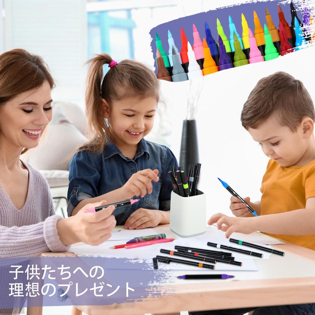 Acrylic Marker 30 Color Thick and Thin Can Be Written On Plastic for Painting Gift Set, Colors, Pen, Water-based Pen, Non-toxic, Waterproof,