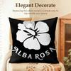 Fashion AALBA RROSA Cushion Cover Natural Linen Organic Fabric DoubleSided Printing Sofa Home Decor Gift Pillow Case
