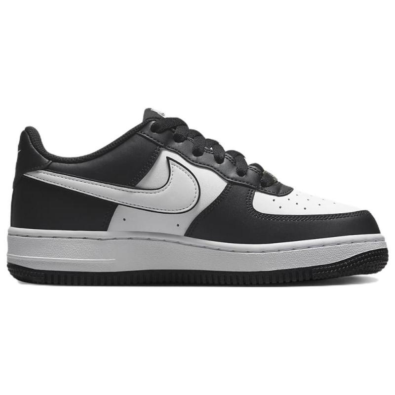 Nike Air Force 1 Low LV8 2 White Swoosh Panda GS Sneakers DV1621-001