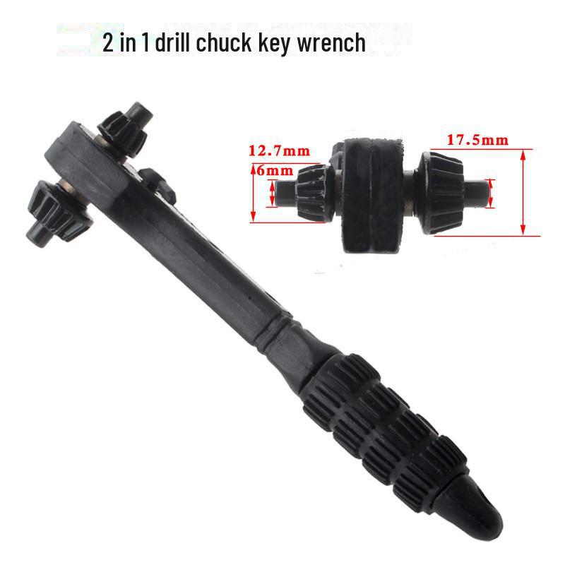 Ключ и гаечный ключ для патрона с храповым механизмом двойного назначения