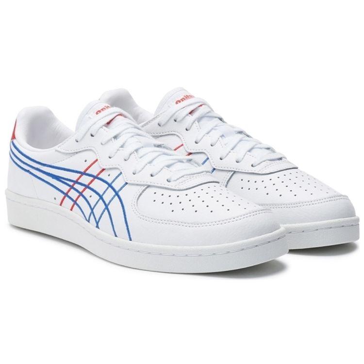 ONITSUKA TIGER Gsm Sd Удобные Повседневные Нескользящие Прочные Низкие Кеды Унисекс Белый Синий Красный 1183A653-101