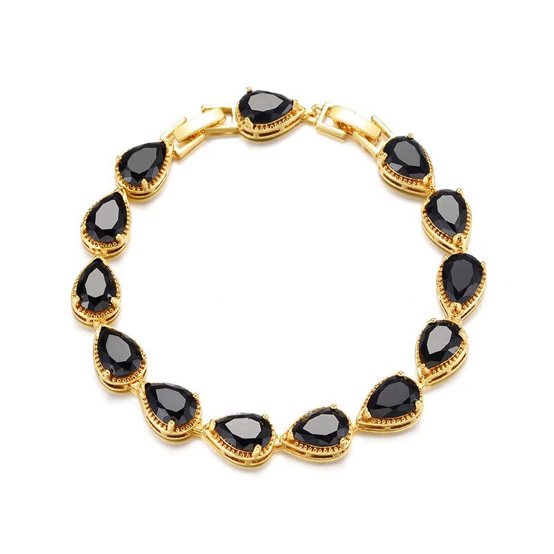 Самый продаваемый европейский и американский браслет с микро-инкрустацией из циркония ААА в форме капли воды, женская мода, свадебные украшения для невесты