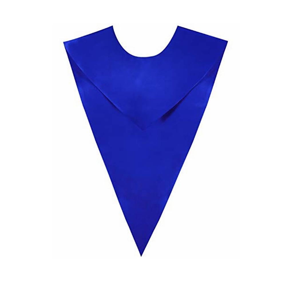 Solid Color Doctoral Stole Plain Academic Celebration Accessories Graduation Stole Adult Kids