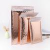 Пузырчатый конверт из алюминиевой фольги с покрытием Rose Gold: Ударопрочная упаковка для одежды и косметики