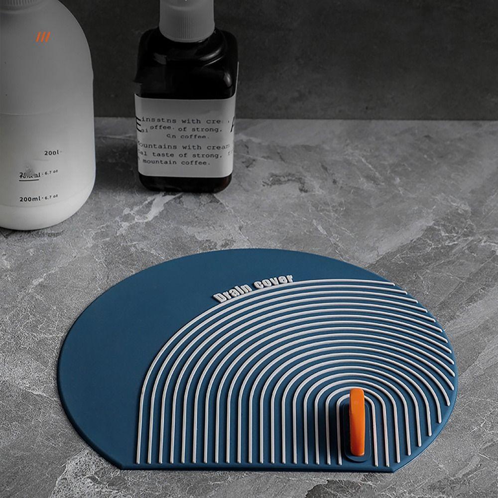 Anti-insect Floor Drain Cover Anti Odor Water Stopper Cute Sink Mat  for Toilet Shower Sewer