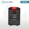 Yofidra 21V 15000mAh Rechargeable Lithium Ion Battery For Makita Cordless Drill/Brushless Wrench/Screwdriver/Circular Saw EU Plug