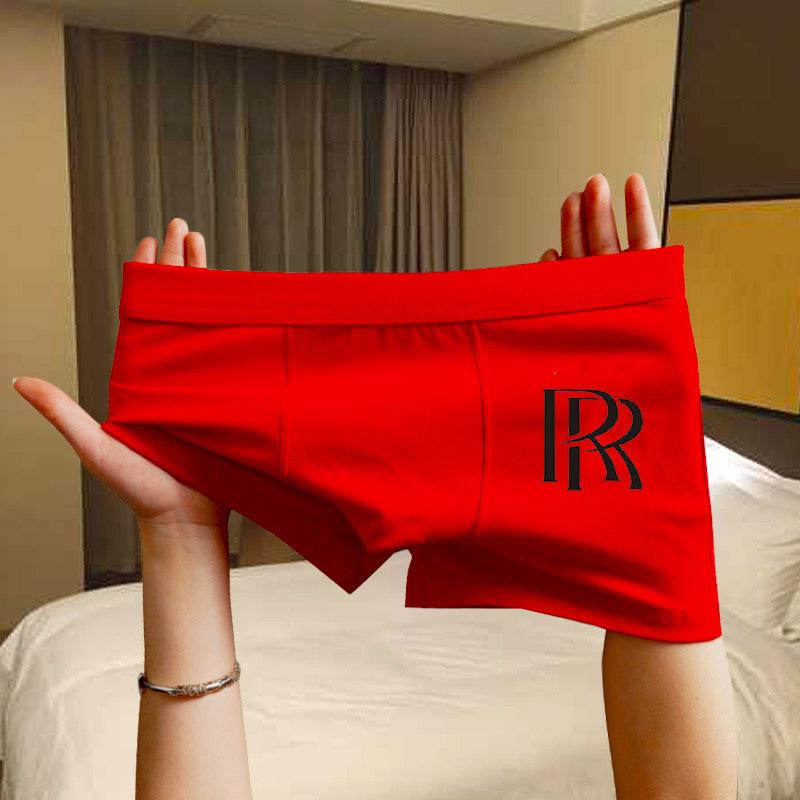 Мужские черные трусы-боксеры - Новый стиль 2025, Свободная посадка, Чистый хлопок для осени/зимы