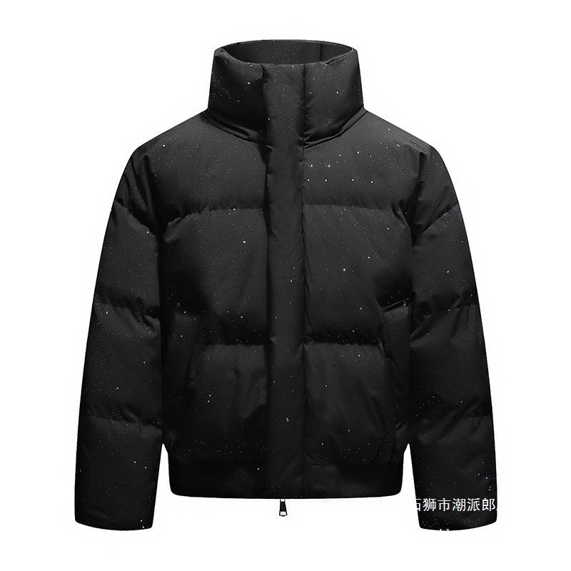 Зимняя куртка в цыганском стиле с воротником-стойкой, парная, ретро, короткая, хлопковая одежда, мужской модный бренд, высококачественная одежда на хлопковой подкладке