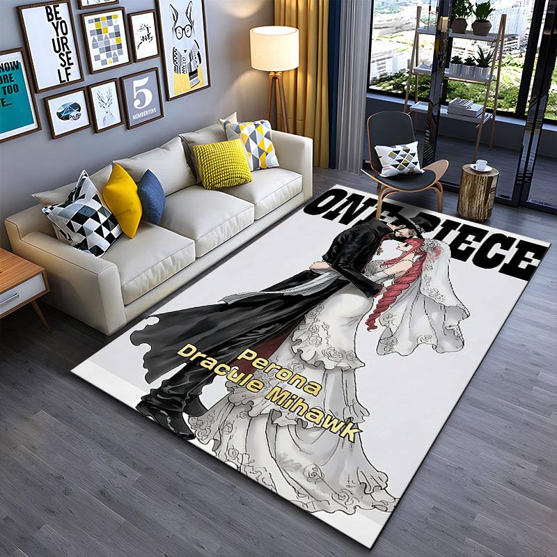 One Piece Wedding Couple Design suitable as a non-slip mat for the living room or bedroom sofa