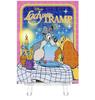 Yanoman 150-Piece Jigsaw Puzzle, Petit Paris Clear Series, Disney Classics, Lady and the Tramp (7.6x10.2cm), 2308-20, with Piece Request Postcard and