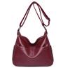 PU Soft Leather Texture Fashion New Stylish Bag Women Shoulder Crossbody Bag Japanese Style Mom Soft Leather Small Crossbody Bag