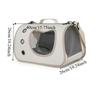 Большая портативная сумка-переноска для домашних животных, дышащая, многофункциональная, для прогулок, для использования на улице, с плечевым ремнем, складная, сумка для кошки