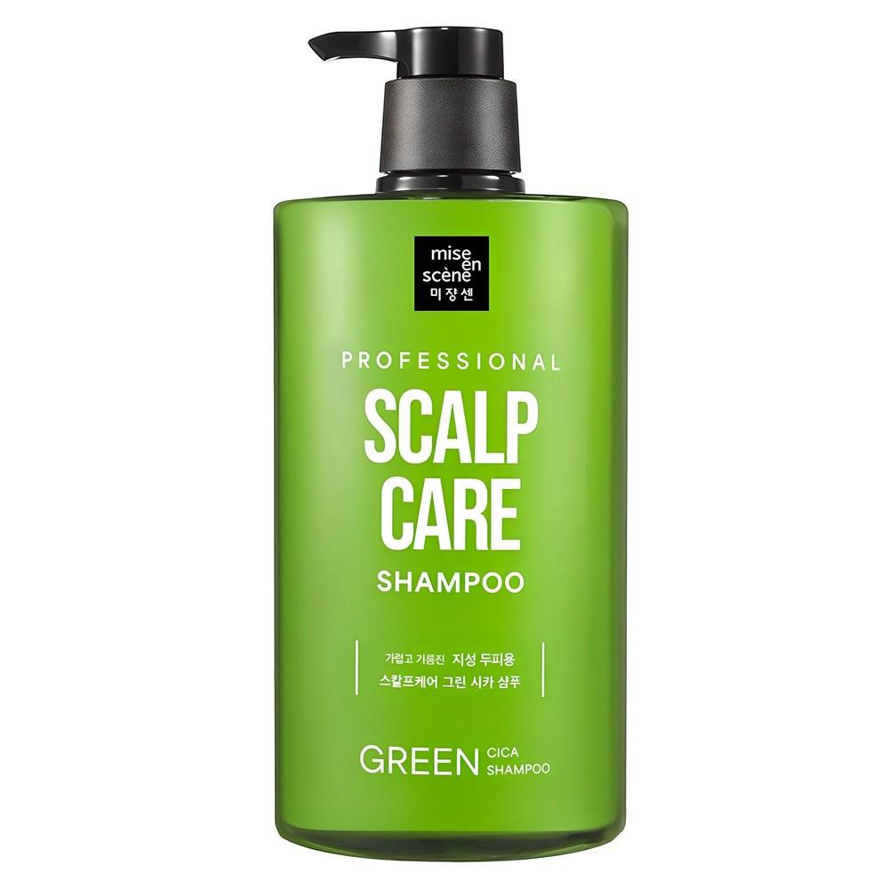 Mise-en-scène Scalp Care Green Cica Shampoo Green Floral Fragrance, 1 л, 1 шт.