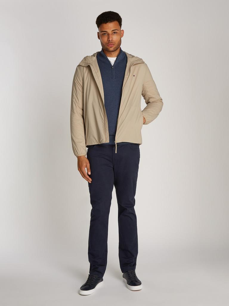 Tommy Hilfiger Tech Packable Hooded Jacket Logo Embroidery sandalwood winter jackets