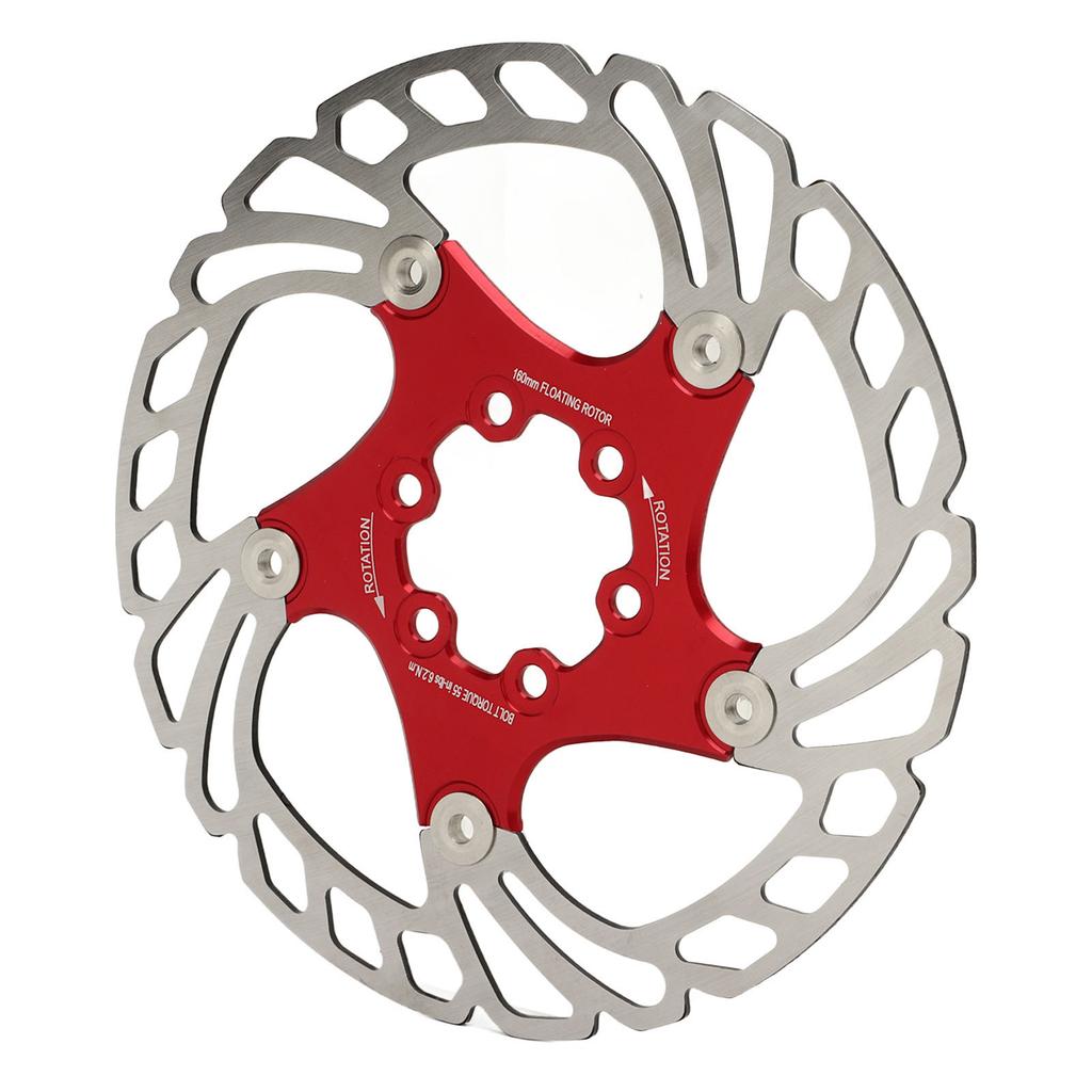 Тормозной диск для шоссейного велосипеда с 6 болтами, большой полый красный плавающий тормозной диск для велосипеда для замены