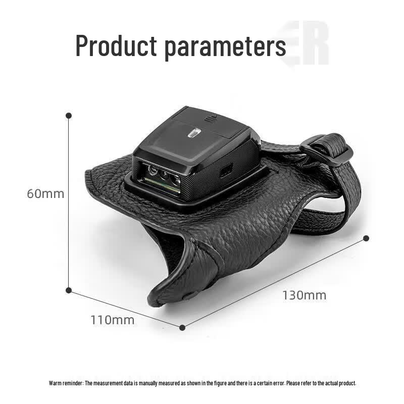 NTEUMM RS-8000PT Wearable Wireless 2D Bluetooth Barcode Scanner