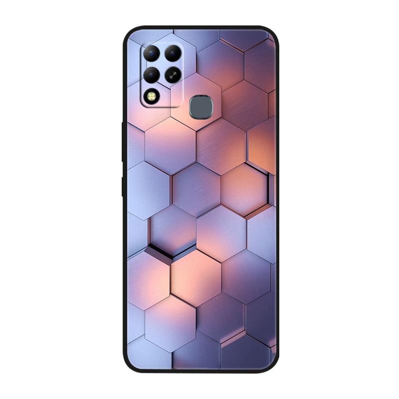 Для Infinix Hot 11 G37 4G Чехлы TPU Черный Силиконовый Чехол для Infinix Hot11 G37 Защитный X689F Мягкие G 37 Черные Корпуса