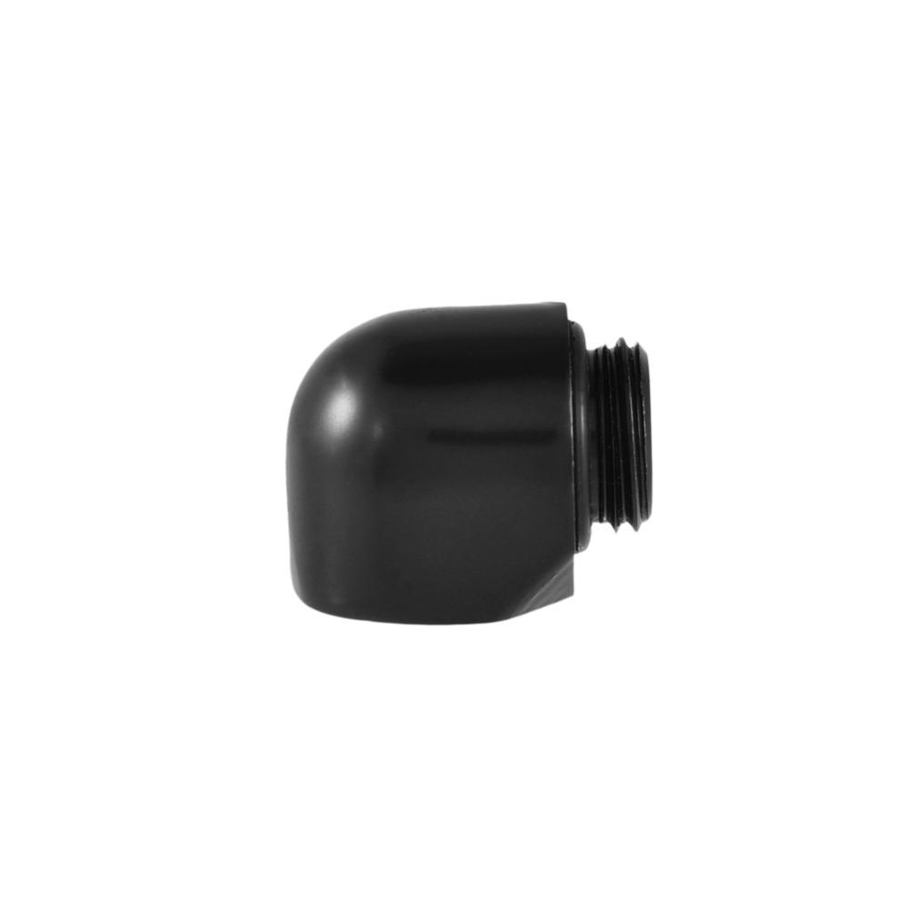 2PCS Black/Silver Water Cooling System Adapter 90 Degree Right Angle Elbow Cooling System