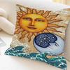 Солнце Небесная Луна Богемная Наволочка Чехол на Подушку Обивка Диван Плед Подушка Домашний Декор Наволочка