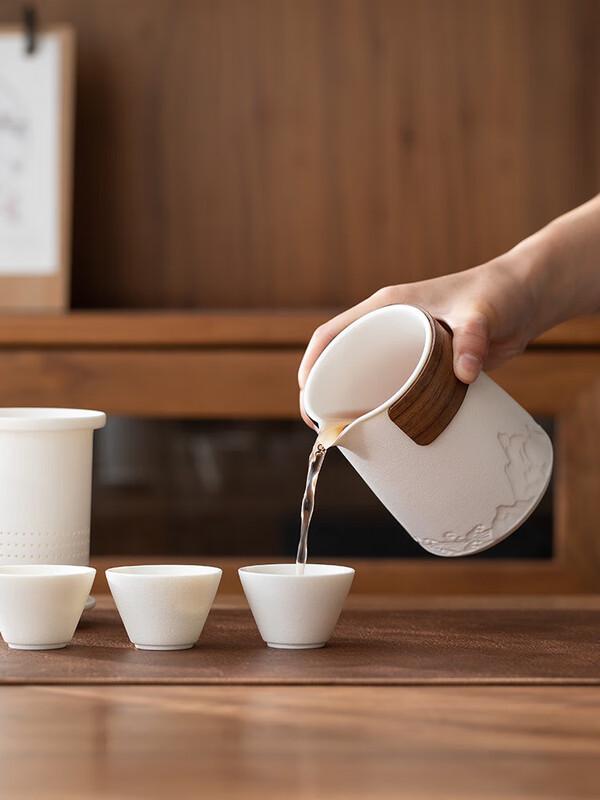 Portable Ceramic Tea Set