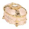 Vintage Jewelry Box Oval Trinket Metal Decorative Rings Necklace Organizer Box for Women Girls