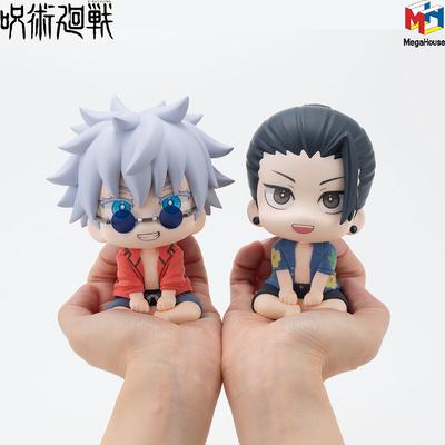 Новые аниме-фигурки Jujutsu Kaisen Гэто Сугуру Годзё Сатору Кукла Версия Окинавы. Коллекционная игрушка Детская кукла Q-версии 10 см ПВХ модель