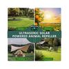 2024 Ultrasonic Animal Repellent, 1-Pack Solar Outdoor Deer Repeller with Motion Sensor, Deters Cats, Squirrels, Rabbits