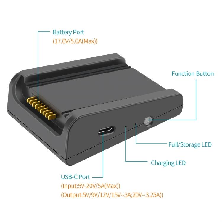 Быстрое зарядное устройство Аккумулятор USB-хаб для зарядки аккумулятора DJI Air 3 Зарядные аксессуары