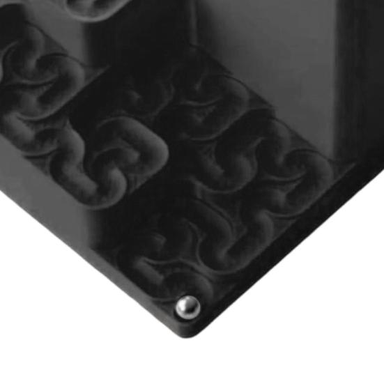 3D-печать Кривая Гильберта Мраморный трек Фрактальный трек для шариков Бесконечный фрактальный лабиринт со стальными шариками Кинетическое искусство Фрактальная математика Настольная игрушка