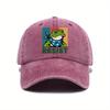 European and American washed baseball caps women resist frogs spring and summer fashion curved brim outdoor sun hat