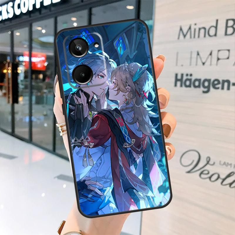 Чехол Genshin Impact Alhaitham Kaveh для Realme C55 C33 C35 C31 C30 C25 C21Y C15 C11 GT Neo 5 3 2 2T 3T 8 9 10 11 Pro Plus