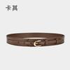 Four Seasons Available New Women'S Genuine Leather Belt Simple Retro Style Women'S Belt Paired With Skirt Decoration Pants Belt