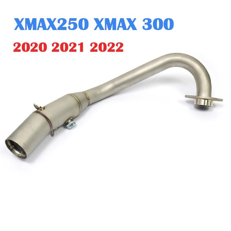xmax xmax300 Motorcycle exhaust system Modify For Yamaha XMAX250 XMAX300 Xmax 250 300 2020-2022 51mm exhaust pipe