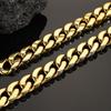 Ожерелье для женщин и мужчин Ожерелья Хип-хоп Аксессуары для хип-хопа Панк Бриллиантовое Ожерелье Мужское Акриловое Полное Бриллиантовое Кубинское Цепь Элегантное Ожерелье
