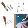 Многофункциональный инструмент для работы с кожей 7 в 1 Набор инструментов для шитья и сгибания кожаных кромок