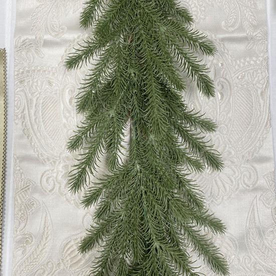 1/2/3 шт. 120 см искусственная гирлянда из сосновых иголок реалистичная подвесная искусственная зеленая гирлянда для дома и улицы зеленая лоза рождественское украшение для крыльца