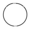Static Elimination Necklace Titanium Magnetic Germanium Unisex Silicone 2 Sizes Be Worn In All [BCletty] [Can Seasons] (45cm, Black)