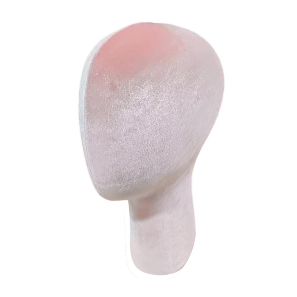 Velvet Mannequin Head Elegant Look Hairpiece Display Bust Lightweight
