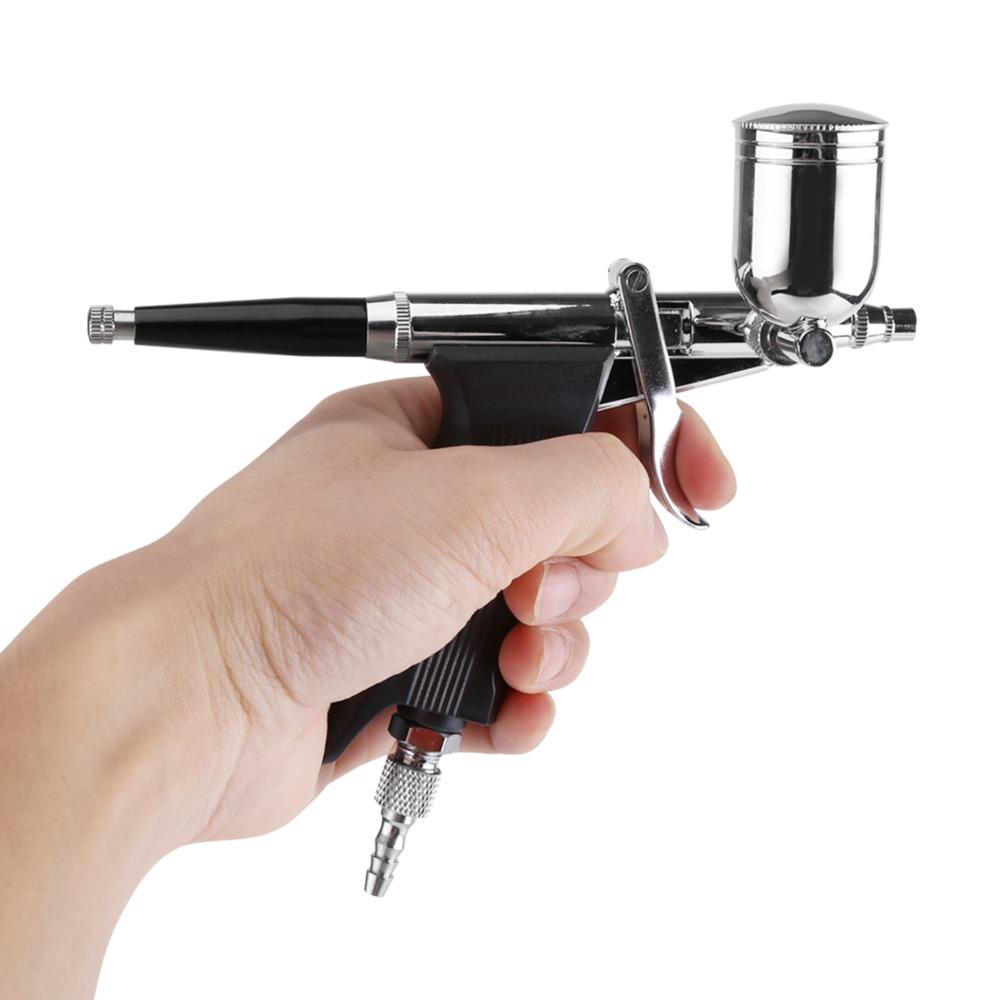 Flexible Pneumatic Sprayer Multi Purpose Spraying Tool Side Feed Airbrush Kit Art Spraying Work