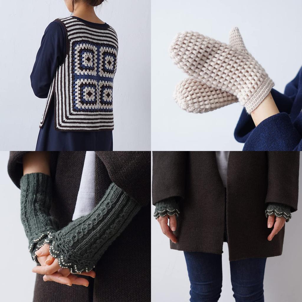 Knitworm HUG Средняя Шерсть 8 30г Набор Полный Цвет Пряжа, Моточки, (приблизительно. 92м),