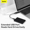 Converter Baseus  Baseus Ingenuity USB-C to USB-A adapter OTG (Black)