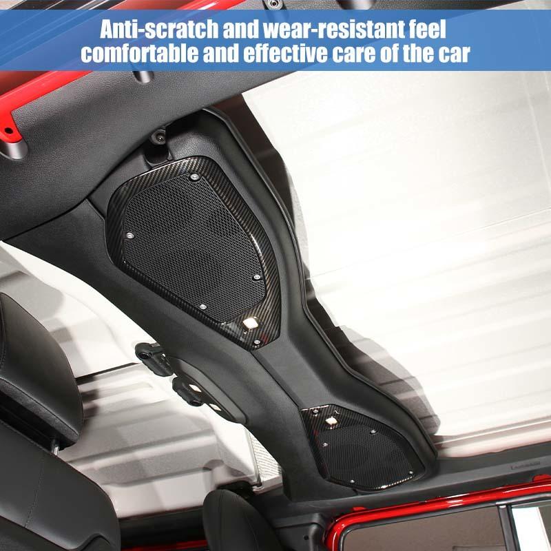 Автомобильный рожок на крышу, украшение, наклейка, наклейка для Jeep Wrangler JL для JT Gladiator 2024 Up, аксессуары для интерьера из АБС-пластика