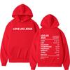 Christian Love Like Jesus Bible Verse Hoodies Men Women Clothing Fashion Harajuku Sweatshirts Fleece Casual Long Sleeve Pullover