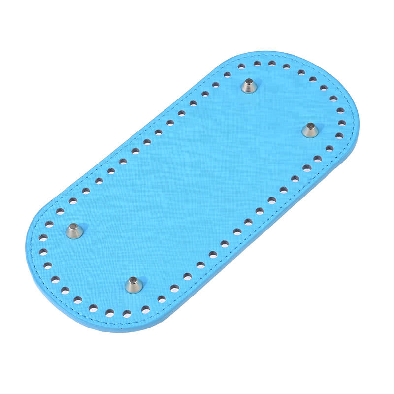 Креативная овальная форма DIY ручной работы плетёная сумка основа для подушки с отверстиями дно с заклёпками аксессуары