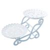 1/2Pcs Cake Stand Dishes Cupcake Snacks Plates Three-Layer Creative Fruit Basket